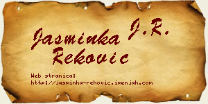 Jasminka Reković vizit kartica